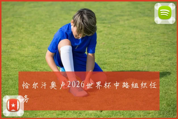恰尔汗奥卢2026世界杯中路组织任务